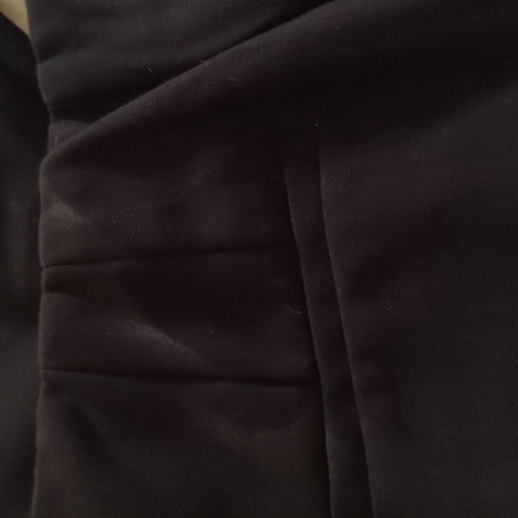 NWT ANN TAYLOR LOFT PETITES HUGH WAIST 0P BLACK ANKLE PANT - Picture 9 of 10